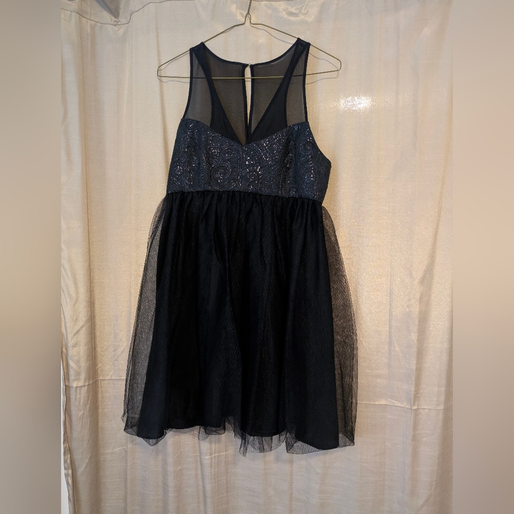 Elegant Black Mini Dress